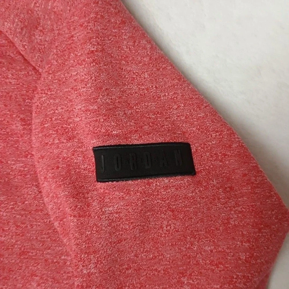 Nike Air Jordan Hoodie Mens XL Red Pullover Fleece Hooded Pockets Jumpman 802179